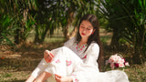 Embroidered Lawn Shirt by Komal, Plain Trouser Included