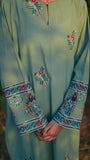 Miral 2-Piece Embroidered Lawn Shirt with Trouser