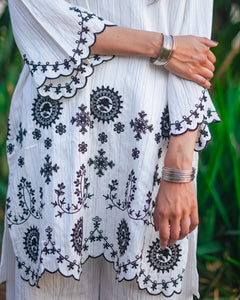 Irha, 2-Piece Embroidered Lawn Ensemble
