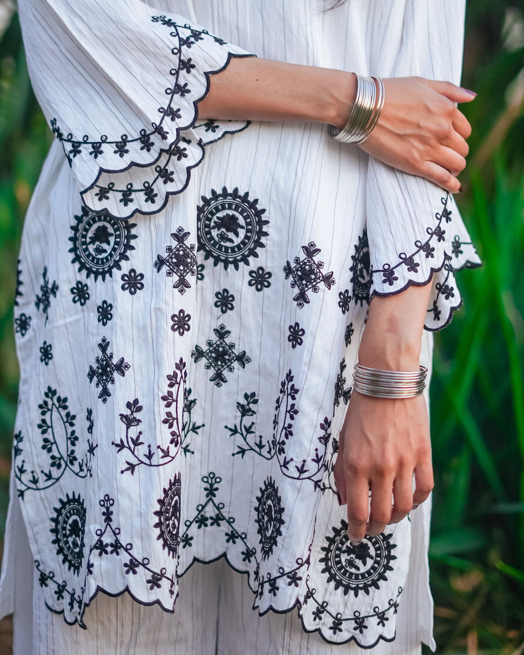 Irha, 2-Piece Embroidered Lawn Ensemble