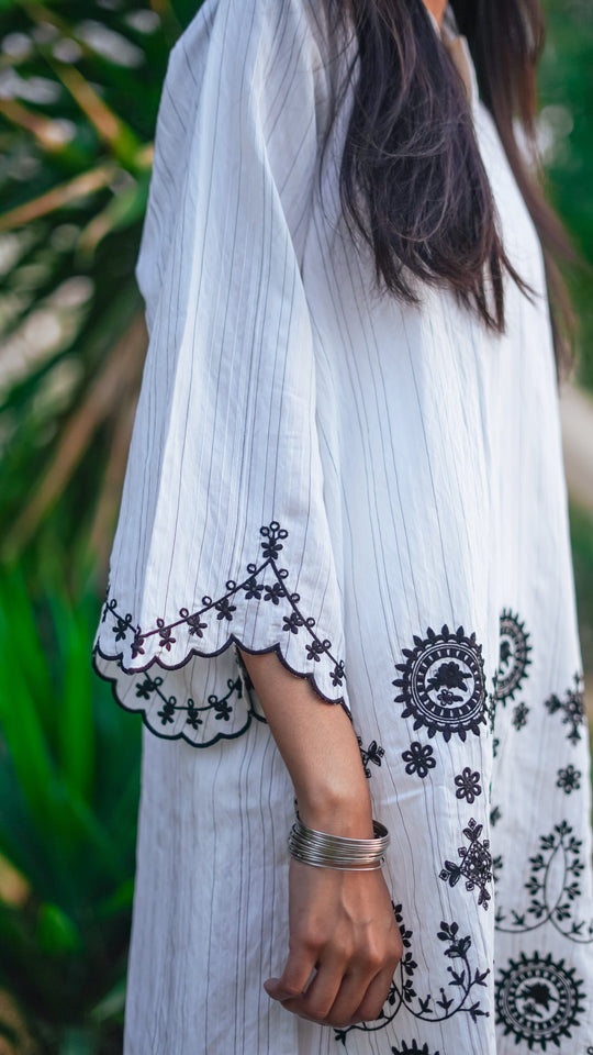 Irha, 2-Piece Embroidered Lawn Ensemble